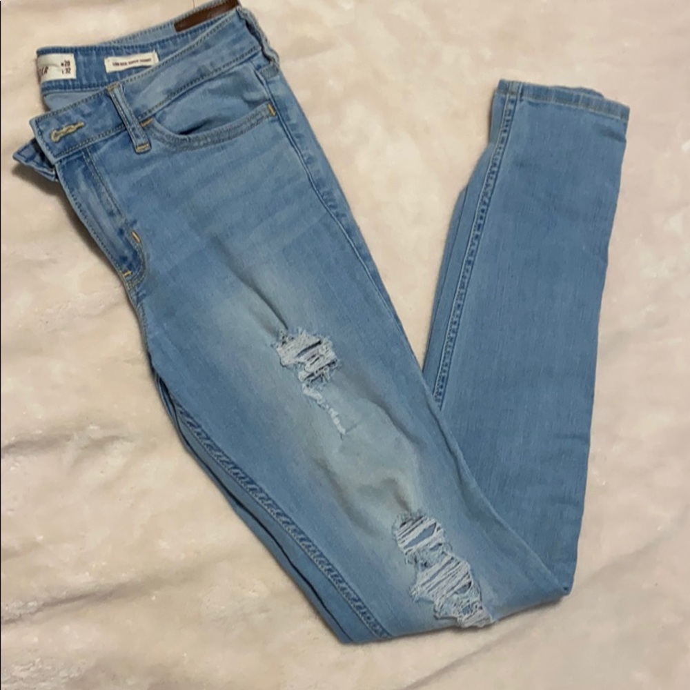 Hollister low rose super skinny jeans